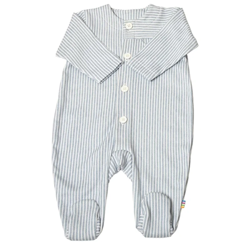 Joha White AOP Jumpsuit w. Foot