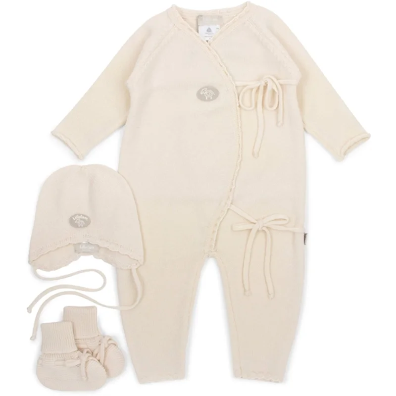 Lillelam Jumpsuit Set Cream White