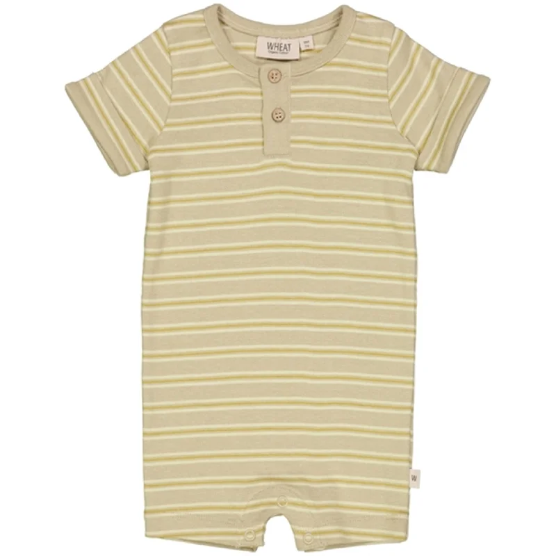 Wheat Sunny Stripe Alfred Jumpsuit