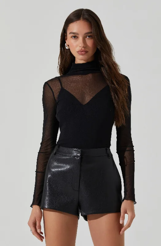 Olia Mesh Layered Bodysuit