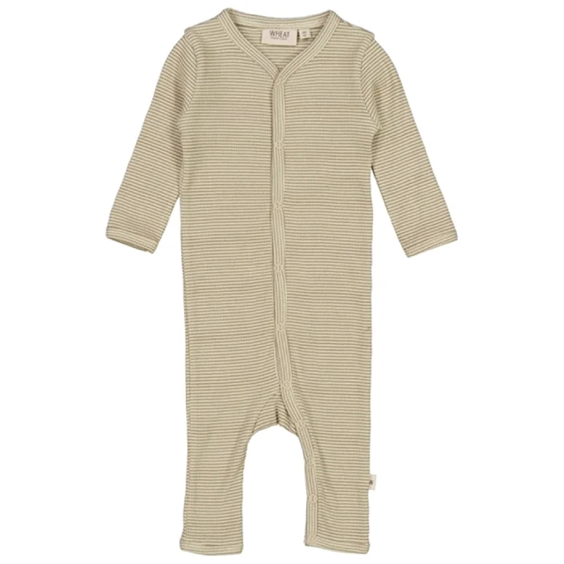 Wheat Warm Stone Stripe Dusty Jumpsuit