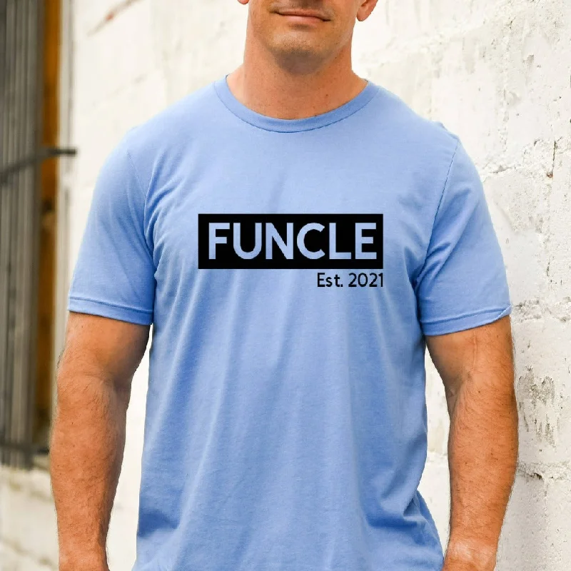 Uncle Established Shirt, Funcle TShirt, New Uncle Graphic Tee, Gift for Favorite Uncle