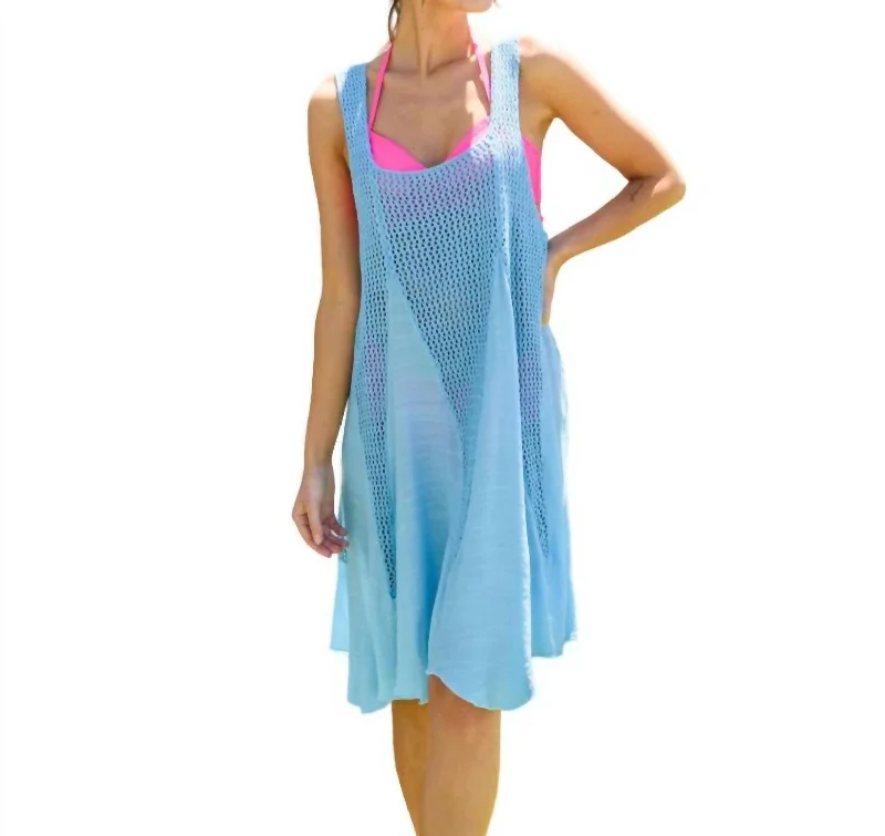 Ride The Wave Tunic In Blue