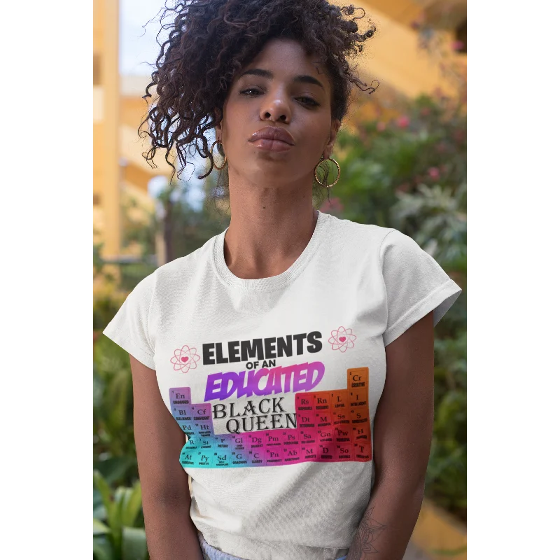 Elements of an Educated Black Woman tshirt