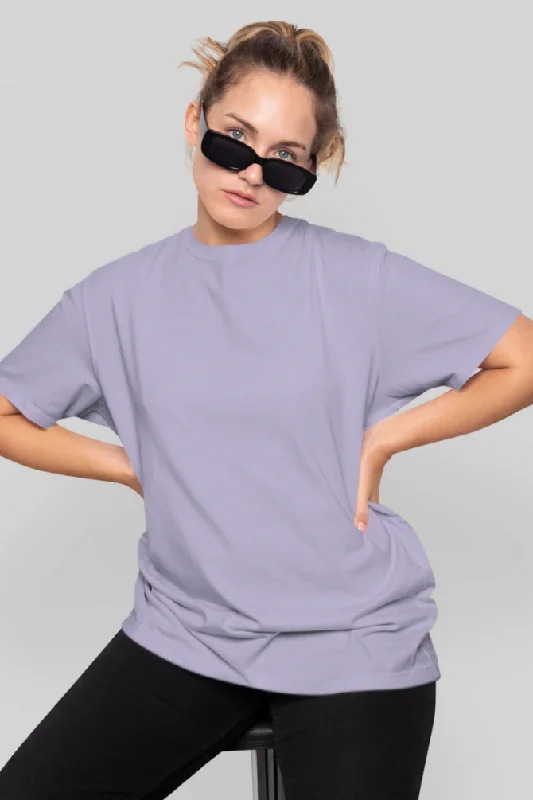 Lavender Oversized T-shirt for women