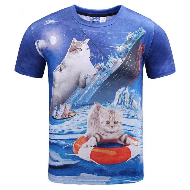 New Fashion Summer Tops T-Shirt - Men/Women