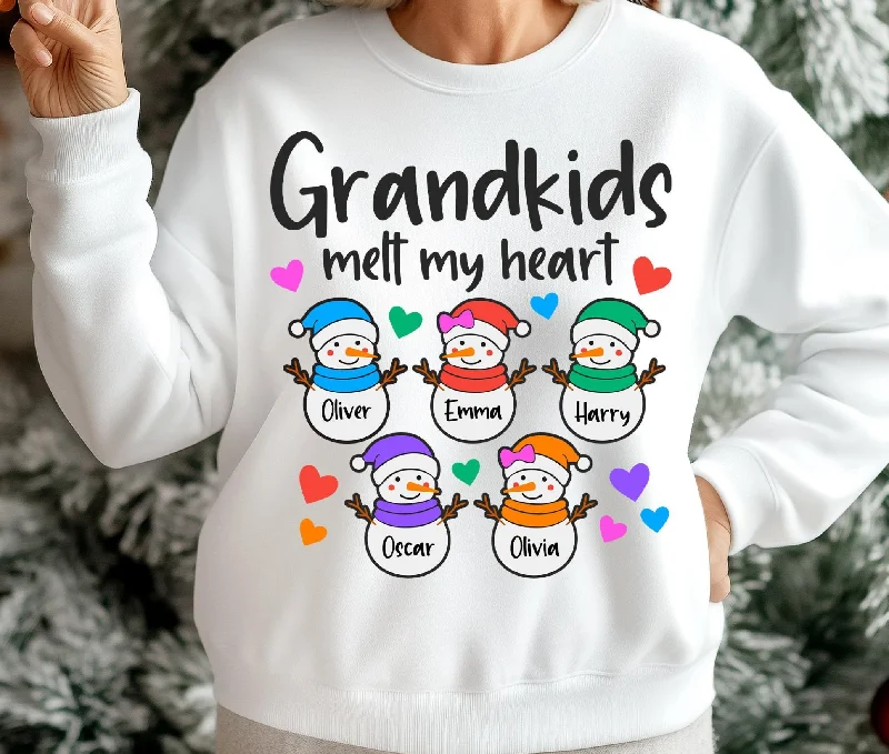 Grandmas  Personalized Snowman T shirts, Hoodies and Sweatshirts