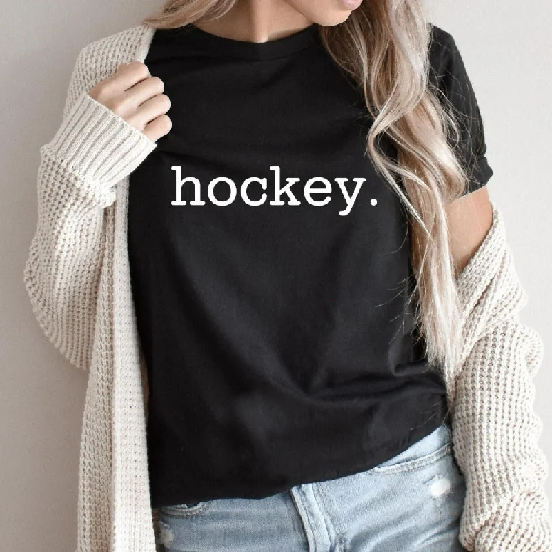 Hockey Shirt, Hockey Mom TShirt, Hockey Fan Graphic Tee, Gift for Hockey Mom or Dad