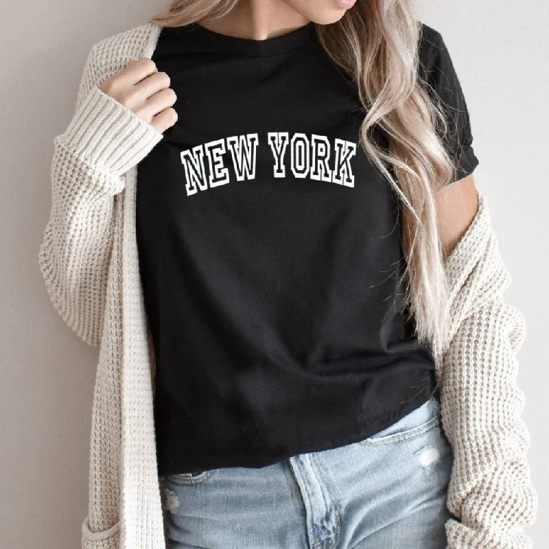 New York Shirt, NYC Graphic Tee, Preppy Unisex New York City TShirt, New York Gift