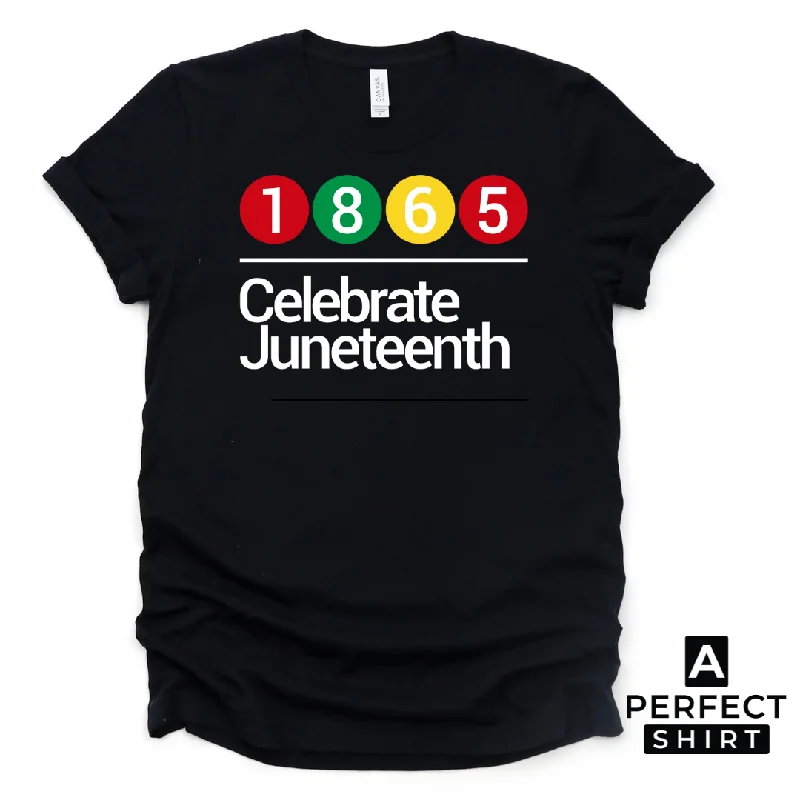 1865 Celebrate Juneteenth Short Sleeve Unisex T-Shirt