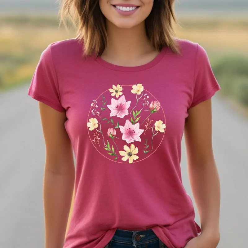 Wildflower Tshirt, Flower Shirt, Flowers Lover Shirt, Wild Flowers Graphic Tee, Floral Tshirt, Gift for Mom