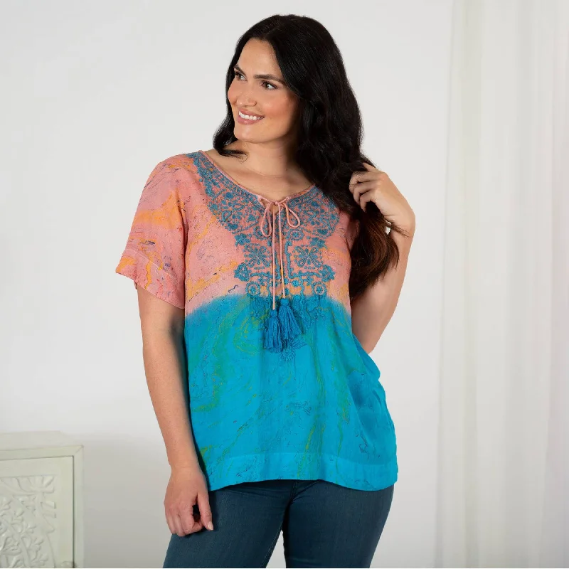 Beachcomber Tassel Tie Tunic