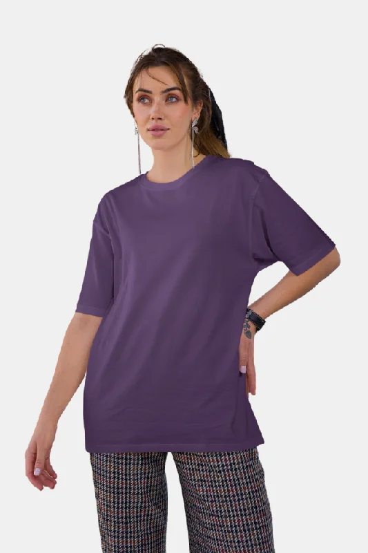 Purple Oversized T-shirt for women