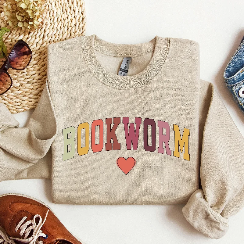 Bookworm Sweatshirt, Cute Teacher Books Lover Crewneck, ESL Teacher Sweatshirt, Librarian Reading Sweater