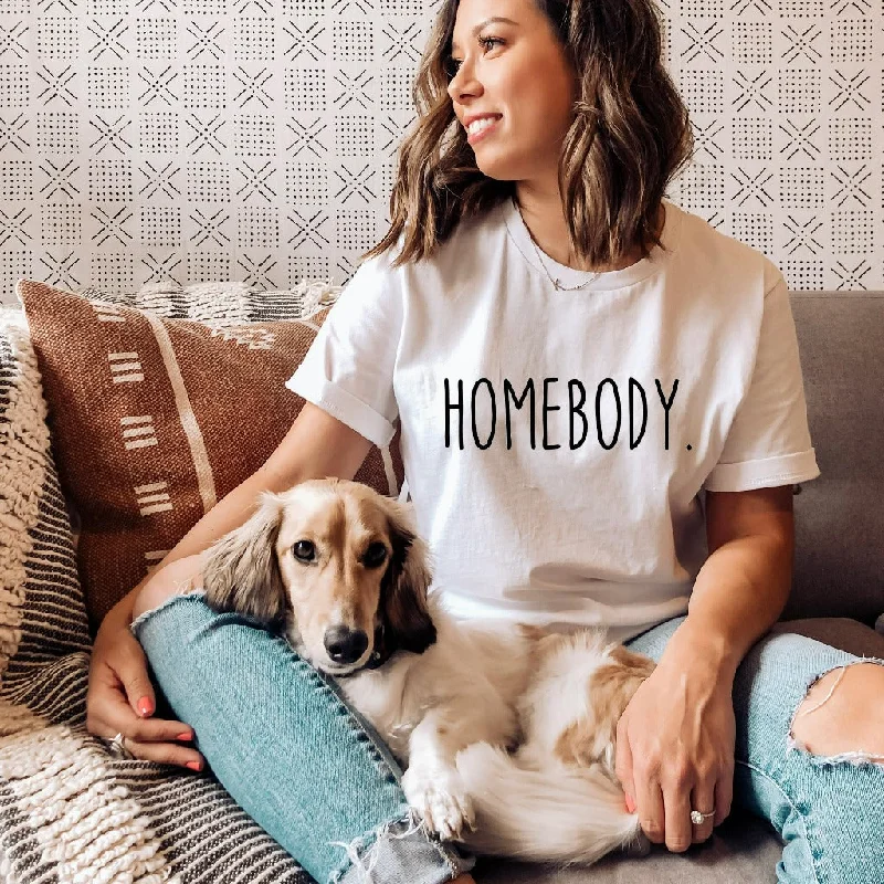 Homebody Shirt, Indoorsy Graphic Tee, Introverts Gift, Gift for Sister, Daugther, Girlfriend