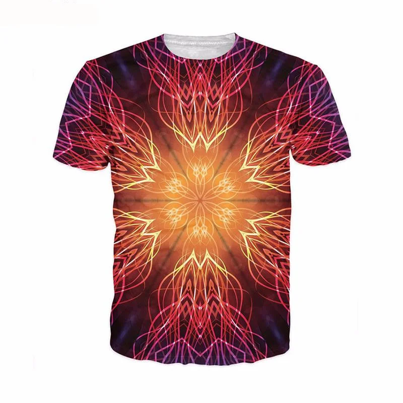 Psychedelia Red Gold T-Shirt