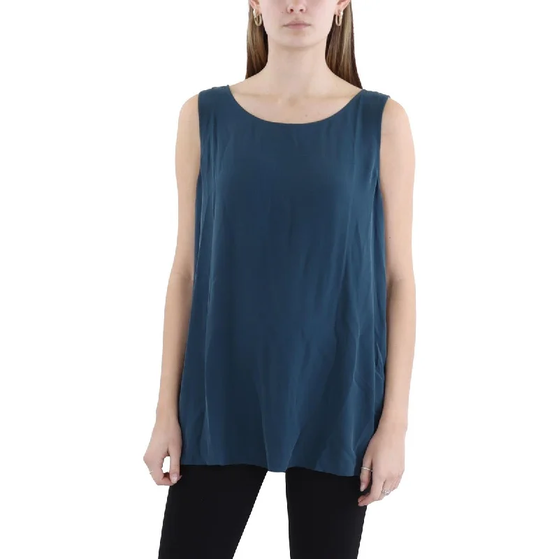 Womens Lightweight Cold Shoulder Tunic Top