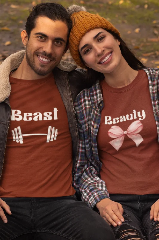 Beast and Beauty Couple T Shirt