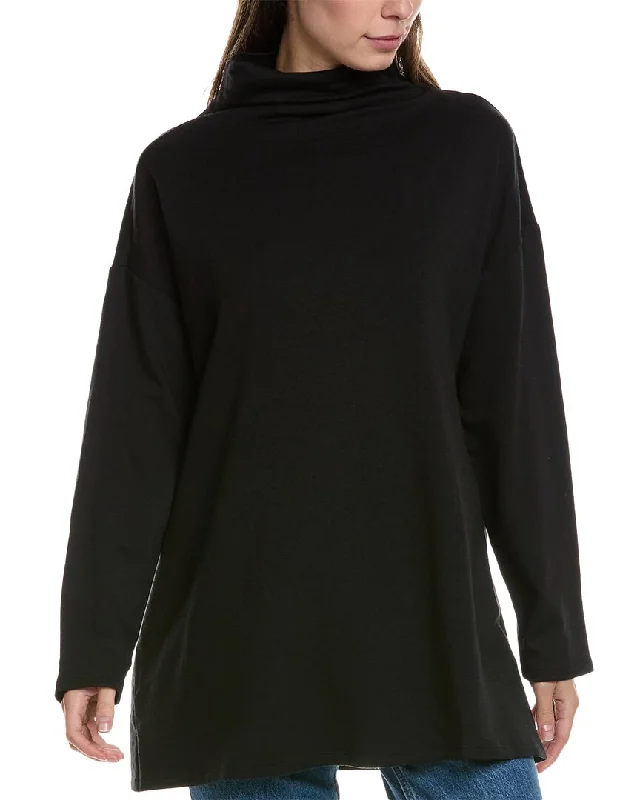 EILEEN FISHER High Funnel Neck Tunic