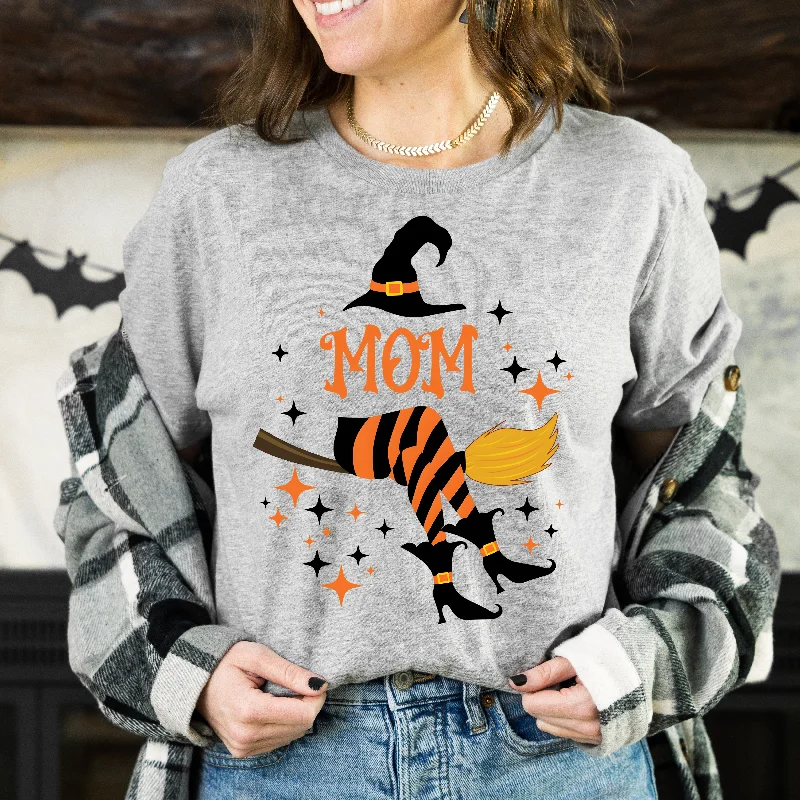 Women's T Shirt - Mom Witch Broom