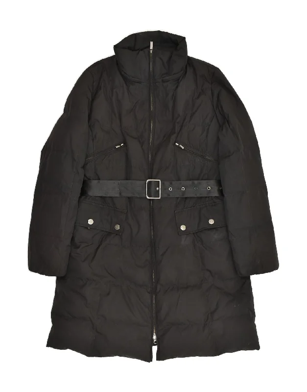 CERRUTI 1881 Womens Padded Coat UK 14 Large Black