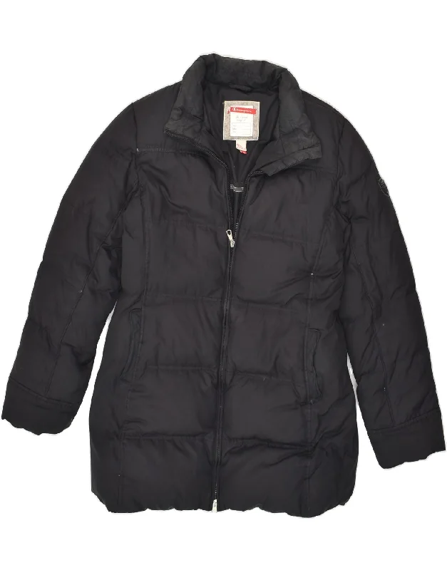 CHAMPION Womens Padded Coat UK 18 XL Black Polyester