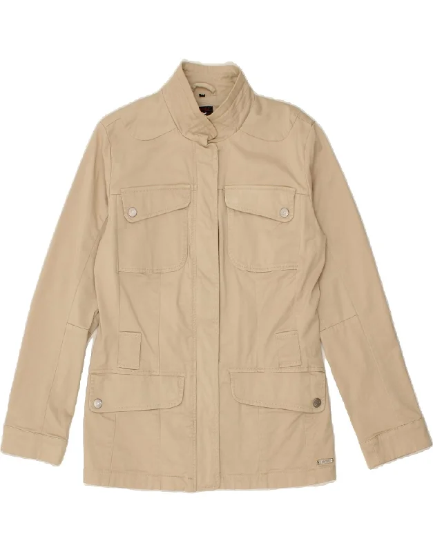 COLMAR Womens Utility Jacket IT 44 Medium Beige Cotton