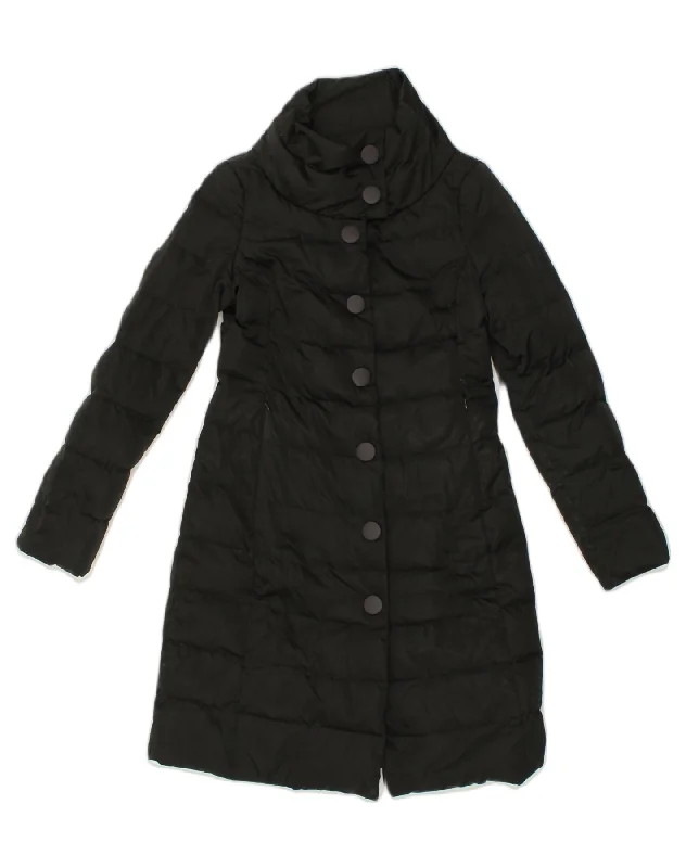 LIU JO Womens Padded Coat IT 40 Small Black Polyester