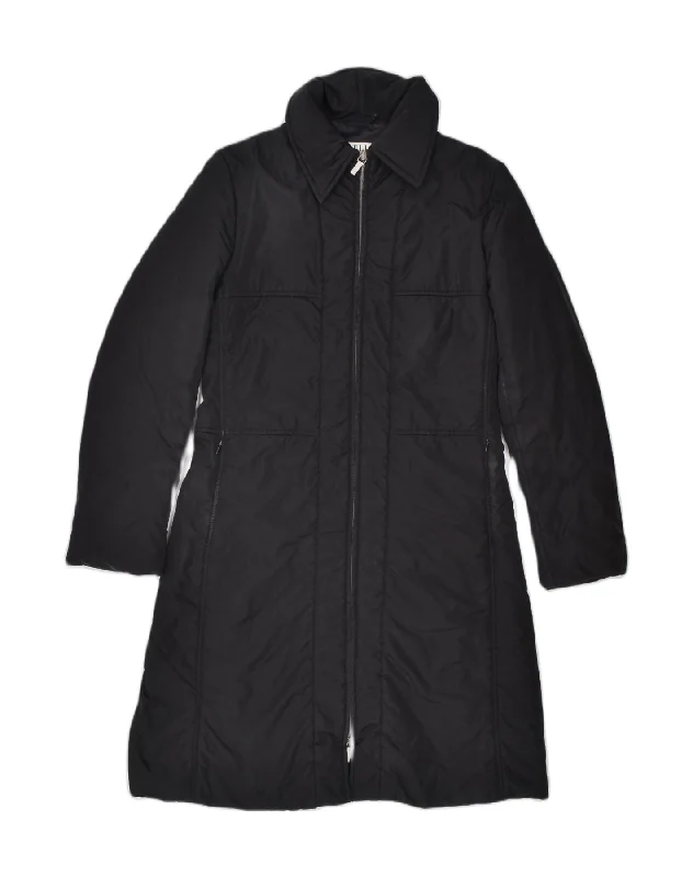 MARELLA Womens Padded Coat UK 10 Small Black Polyamide