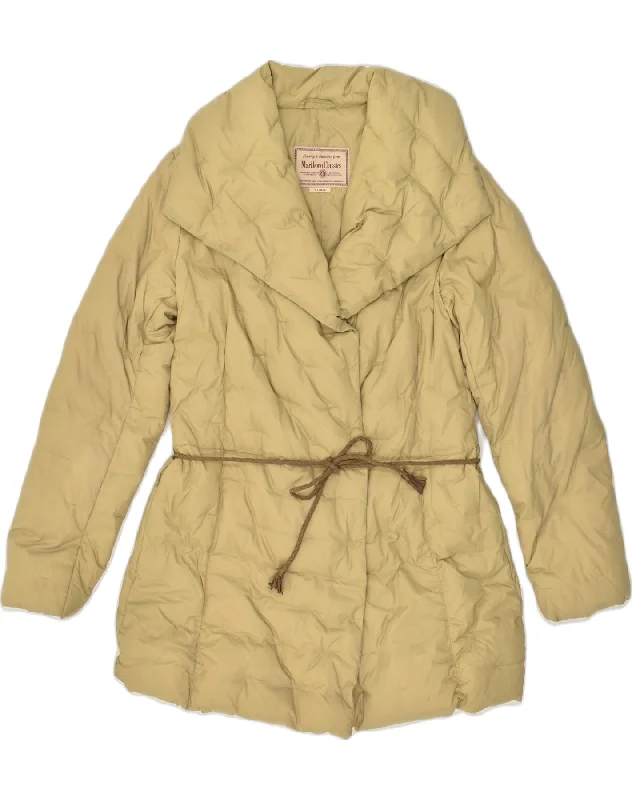 MARLBORO CLASSICS Womens Padded Coat UK 18 XL Beige Nylon