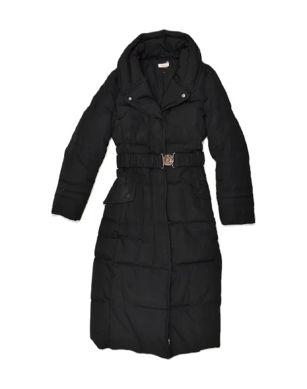 MAX & CO. Womens Padded Coat EU 36 Small Black Polyester