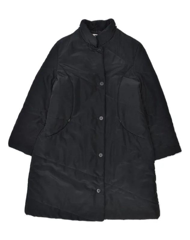 PERTE BY KRIZIA Womens Padded Coat UK 12 Medium Black Polyester