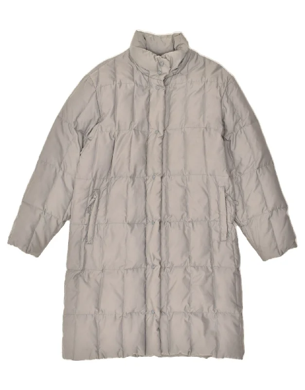 SERGIO TACCHINI Womens Padded Coat UK 14 Medium Grey Polyester