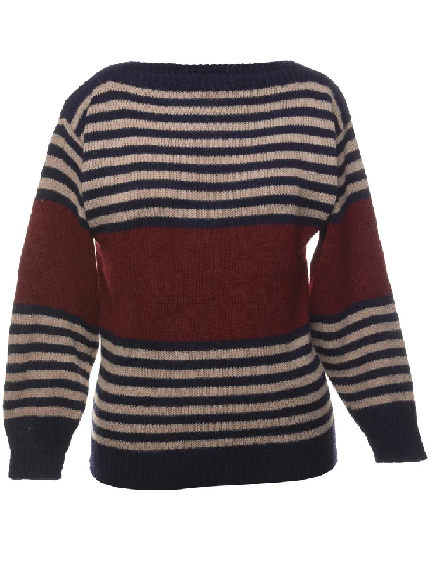 Striped Jumper - M