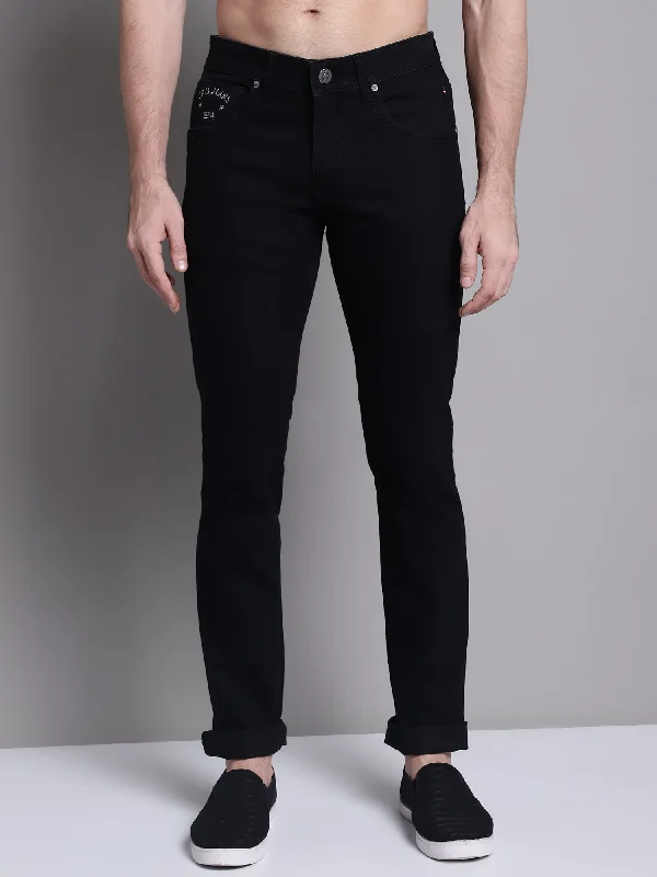 Men's Ultra Narrow fit No Fade Black  Jeans