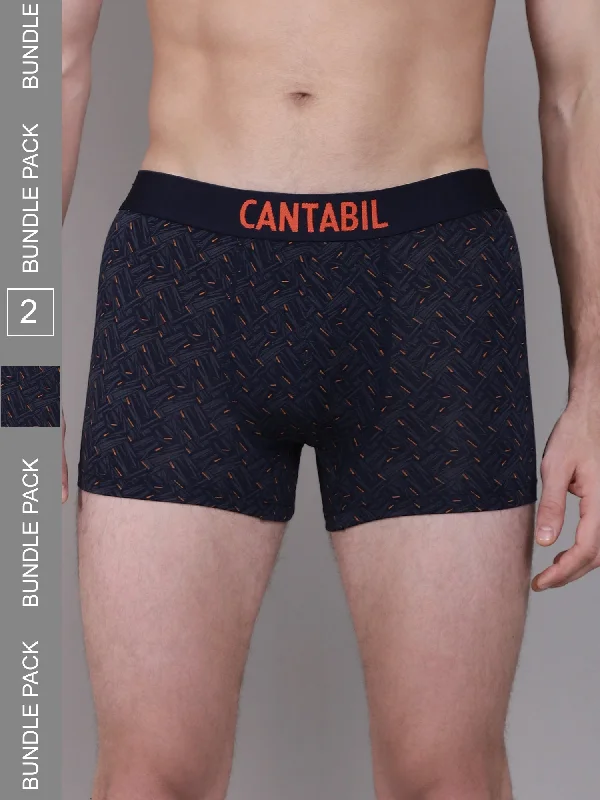 Men Pack of 2 Navy Blue Brief