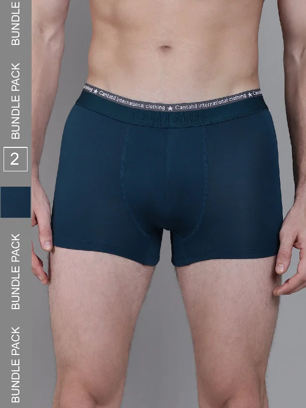 Men Pack of 2 Teal Brief