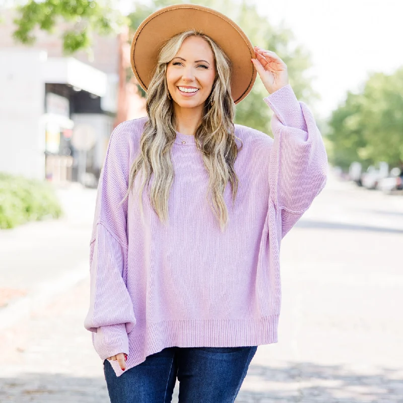 Magically Perfect Sweater, Lavender