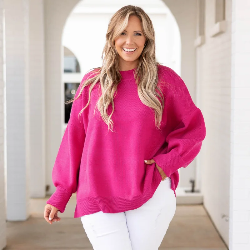 Stunning Elegance Sweater, Pink