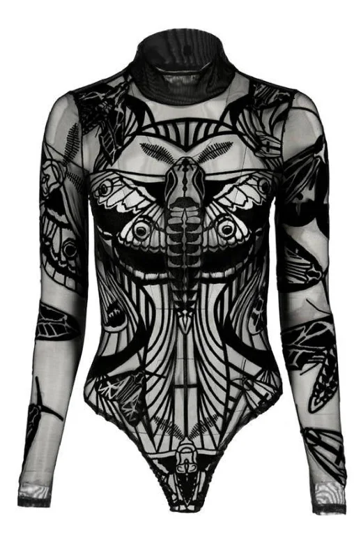 Restyle - Moth's Contour - Gothic Bodysuit